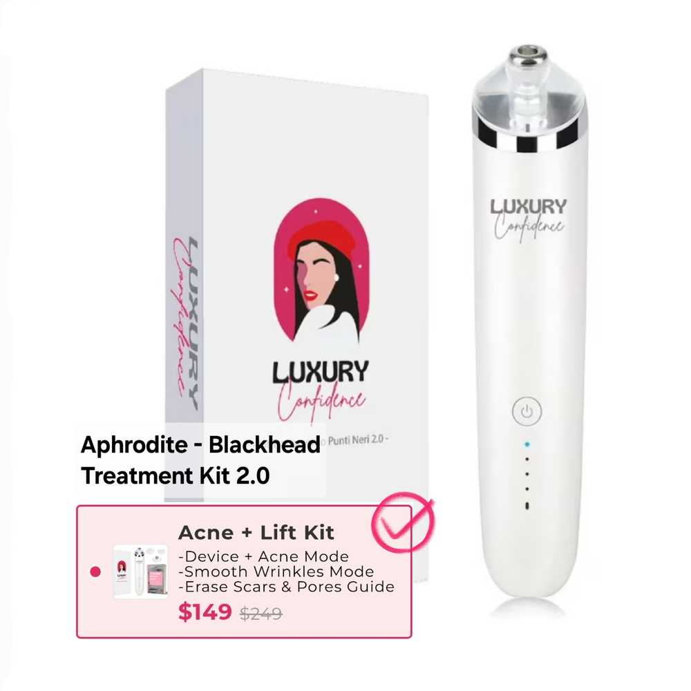 Luxury Confidence Aphrodite Blackhead Treatment Kit 2.0 Acne + Lift Kit
